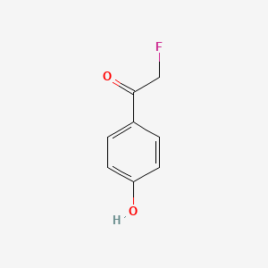 molecular formula C8H7FO2 B13428358 2-Fluoro-1-(4-hydroxyphenyl)ethanone CAS No. 295779-85-0