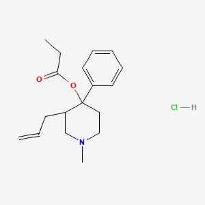 molecular formula C18H26ClNO2 B13428399 Allylprodine hydrochloride CAS No. 25384-18-3