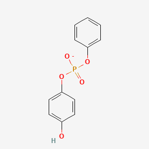 molecular formula C12H11O5P B1342840 4-Hydroxyphenyl phenyl phosphate CAS No. 114527-61-6