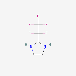 Imidazolidine, 2-pentafluoroethyl-