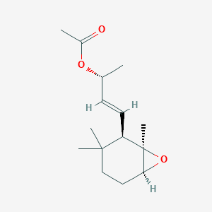 (2R,3E)-4-[(1R,2R,6S)-1,3,3-Trimethyl-7-oxabicyclo[4.1.0]hept-2-yl]-3-buten-2-ol 2-Acetate