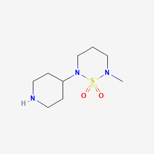 2-Methyl-6-(piperidin-4-yl)-1,2,6-thiadiazinane 1,1-dioxide