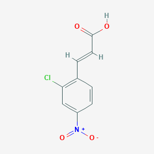 (E)-3-(2-chloro-4-nitrophenyl)prop-2-enoic acid