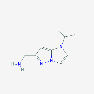 (1-isopropyl-1H-imidazo[1,2-b]pyrazol-6-yl)methanamine