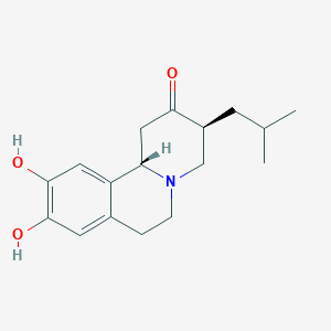 (3S,11bS)-9,10-dihydroxy-3-(2-methylpropyl)-1,3,4,6,7,11b-hexahydrobenzo[a]quinolizin-2-one