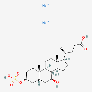 molecular formula C24H40Na2O7S B13428613 3-Sulfo-ursodeoxycholic Acid Disodium Salt 