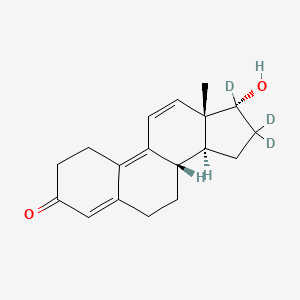 molecular formula C18H22O2 B13428620 17Alpha-Trenbolone-d3 CAS No. 2026643-10-5