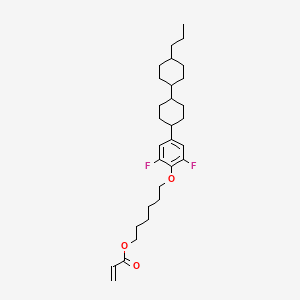 6-[2,6-Difluoro-4-[4-(4-propylcyclohexyl)cyclohexyl]phenoxy]hexyl prop-2-enoate