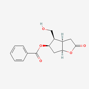 (3aR,4R,5R,6aS)-4-(Hydroxymethyl)-2-oxohexahydro-2H-cyclopenta[b]furan-5-yl benzoate