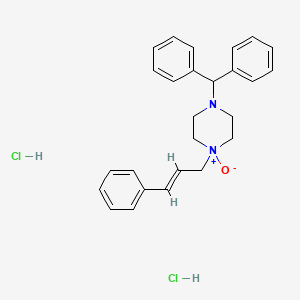 molecular formula C26H30Cl2N2O B13428653 Cinnarizine N4-Oxide Dihydrochloride 