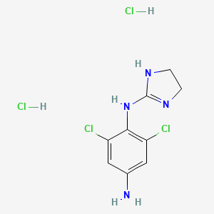 molecular formula C9H12Cl4N4 B1342868 Apraclonidine dihydrochloride CAS No. 73217-88-6