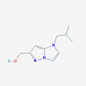 molecular formula C10H15N3O B13428704 (1-isobutyl-1H-imidazo[1,2-b]pyrazol-6-yl)methanol 