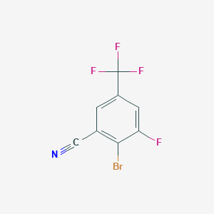 2-Bromo-3-fluoro-5-(trifluoromethyl)benzonitrile