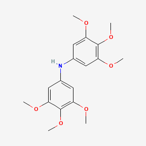 molecular formula C18H23NO6 B13428722 Bis(3,4,5-trimethoxyphenyl)amine 