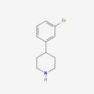 molecular formula C11H14BrN B1342875 4-(3-Bromophenyl)piperidine CAS No. 351534-36-6