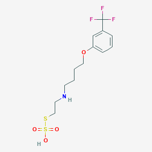 S-2-((4-(alpha,alpha,alpha-Trifluoro-m-tolyloxy)butyl)amino)ethyl thiosulfate