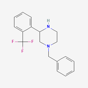 1-benzyl-3-[2-(trifluoromethyl)phenyl]piperazine