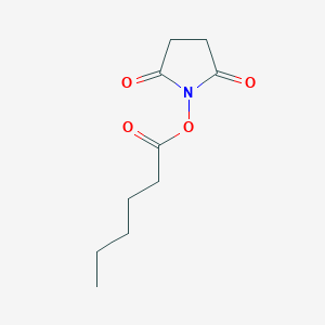 molecular formula C10H15NO4 B134288 2,5-二氧代吡咯烷-1-基己酸酯 CAS No. 22102-92-7
