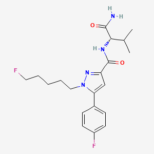 molecular formula C20H26F2N4O2 B13428830 5F-AB-Fuppyca CAS No. 2044702-46-5