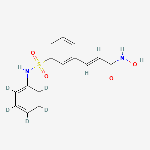 molecular formula C15H14N2O4S B13428842 Belinostat-d5 