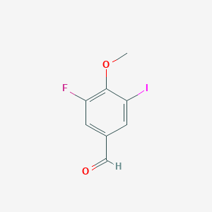 3-Fluoro-5-iodo-4-methoxybenzaldehyde