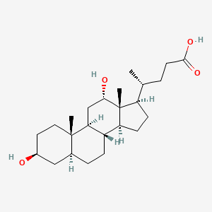 3b,12a-Dihydroxy-5a-cholanoic acid