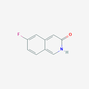 molecular formula C9H6FNO B1342889 6-氟异喹啉-3-醇 CAS No. 51463-15-1