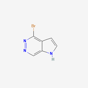 molecular formula C6H4BrN3 B13428916 4-Bromo-1H-pyrrolo[2,3-D]pyridazine 