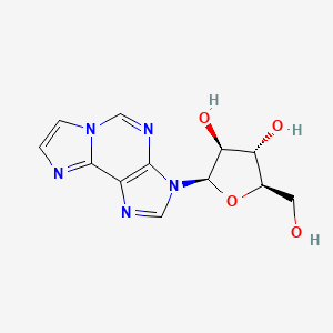 (2R,3S,4S,5R)-2-(hydroxymethyl)-5-imidazo[2,1-f]purin-3-yloxolane-3,4-diol