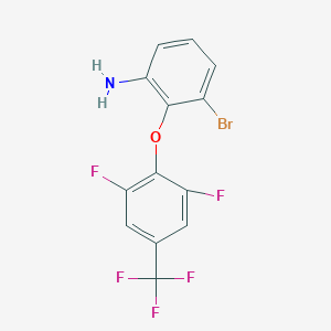 3-Bromo-2-[2,6-difluoro-4-(trifluoromethyl)phenoxy]aniline