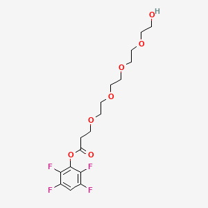 molecular formula C17H22F4O7 B13429048 Hydroxy-PEG4-TFP ester 