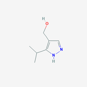 (3-isopropyl-1H-pyrazol-4-yl)methanol