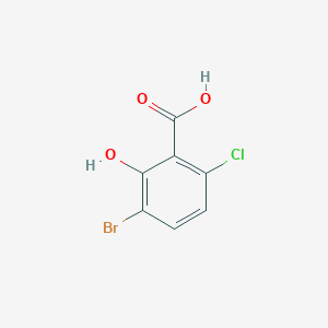 3-Bromo-6-chloro-2-hydroxybenzoic acid