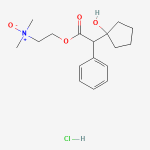 molecular formula C17H26ClNO4 B13429124 Cyclopentolate N-Oxide Hydrochloride CAS No. 2724726-92-3