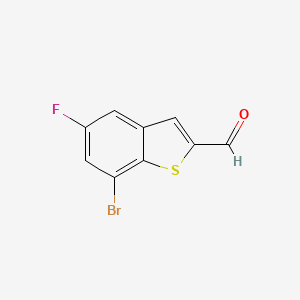 7-Bromo-5-fluoro-1-benzothiophene-2-carbaldehyde