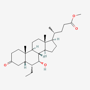 methyl (4R)-4-[(5S,6R,7R,8S,9S,10S,13R,14S,17R)-6-ethyl-7-hydroxy-10,13-dimethyl-3-oxo-1,2,4,5,6,7,8,9,11,12,14,15,16,17-tetradecahydrocyclopenta[a]phenanthren-17-yl]pentanoate