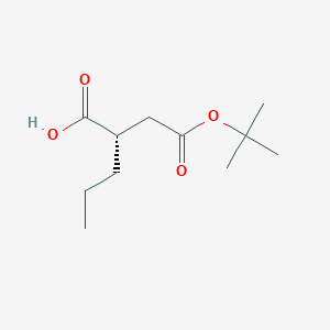 (S)-2-(2-(tert-butoxy)-2-oxoethyl)pentanoic acid