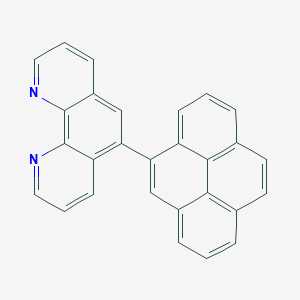 molecular formula C28H16N2 B13429248 5-(Pyren-4-yl)-1,10-phenanthroline 