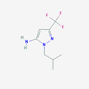 1-isobutyl-3-(trifluoromethyl)-1H-pyrazol-5-amine