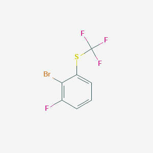 2-Bromo-1-fluoro-3-(trifluoromethylsulfanyl)benzene