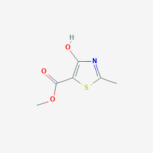 molecular formula C6H7NO3S B13429284 Methyl 4-hydroxy-2-methylthiazole-5-carboxylate 