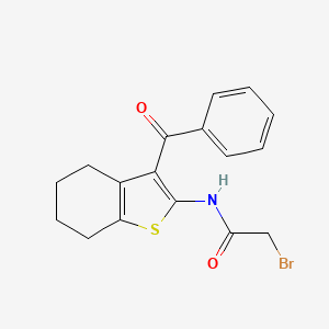 2-(2-Bromoacetamide)-3-benzoyl-4,5,6,7-tetrahydrobenzo[b]thiophene