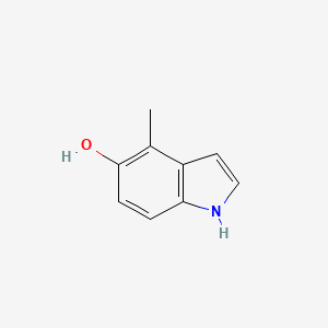 molecular formula C9H9NO B1342931 4-甲基-1H-吲哚-5-醇 CAS No. 19499-97-9