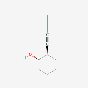 molecular formula C12H20O B13429358 (1S,2R)-2-(3,3-dimethylbut-1-yn-1-yl)cyclohexan-1-ol 