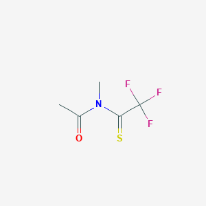 N-methyl-N-(2,2,2-trifluoroethanethioyl)acetamide