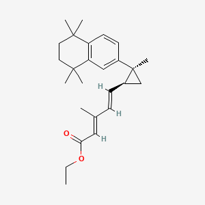 Ethyl (2E,4E)-3-Methyl-5-[(1S,2S)-2-methyl-2-(5,6,7,8-tetrahydro-5,5,8,8-tetramethyl-2-naphthalenyl)cyclopropyl]-2,4-pentadienoate