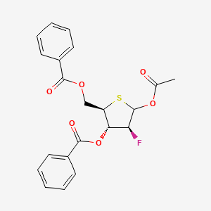 [(2R,3S,4S)-5-acetyloxy-3-benzoyloxy-4-fluorothiolan-2-yl]methyl benzoate