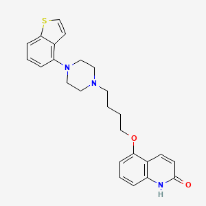 molecular formula C25H27N3O2S B13429465 Brexpiprazole 5-1H-Quinolin-2-one 