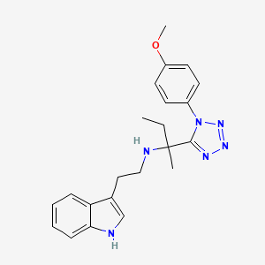 N-[1-[1-(4-Methoxyphenyl)-1H-tetrazol-5-yl]-1-methylpropyl]-1H-indole-3-ethanamine