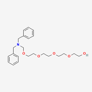 molecular formula C23H33NO5 B13429473 2-Benzyl-1-phenyl-4,7,10,13-tetraoxa-2-azapentadecan-15-ol 